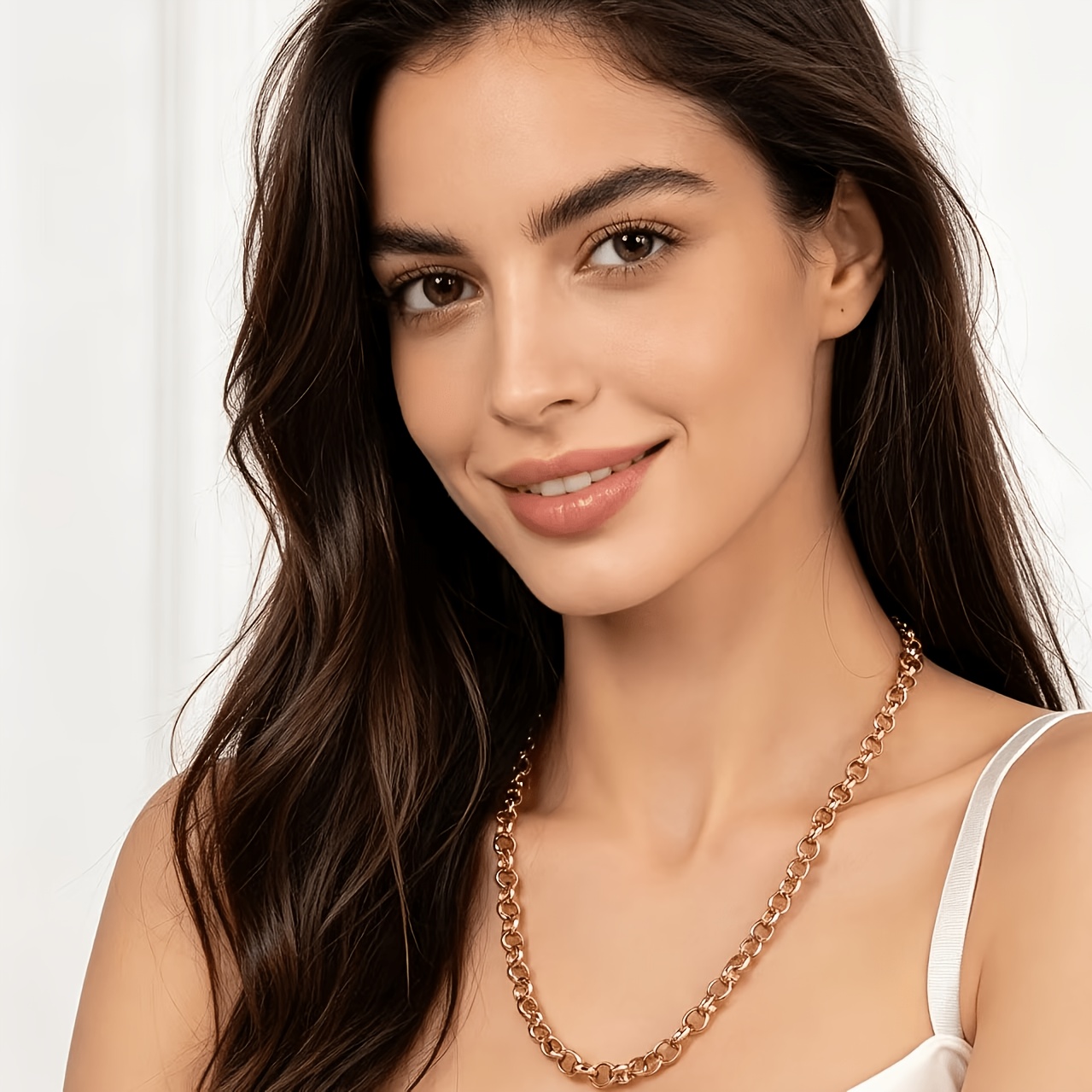 Women's Elegant Retro Versatile Chain Necklace, Exquisite Design